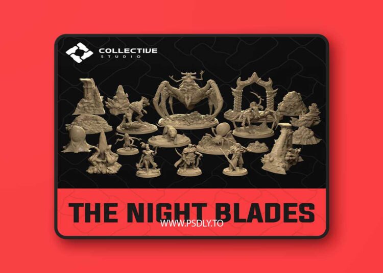 Collective Studio – The Night Blades – 3D Print