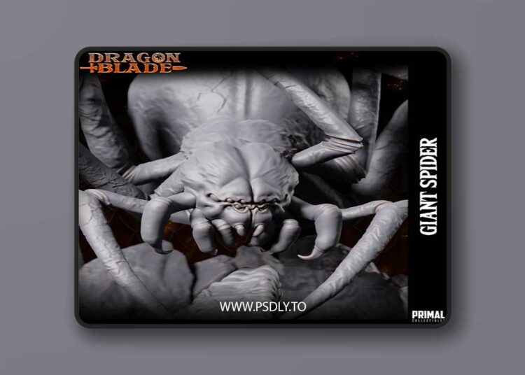 Creature Giant Spider 01 – 3D Print