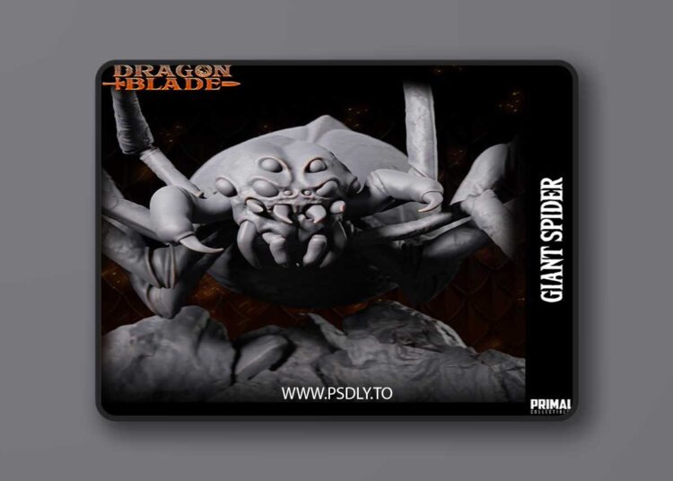 Creature Giant Spider 02 – 3D Print