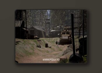 Deserted Military Outpost in the Forest Environment (5.4)