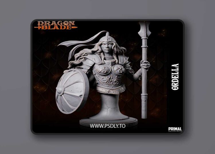 Elf Ordella Bust – 3D Print