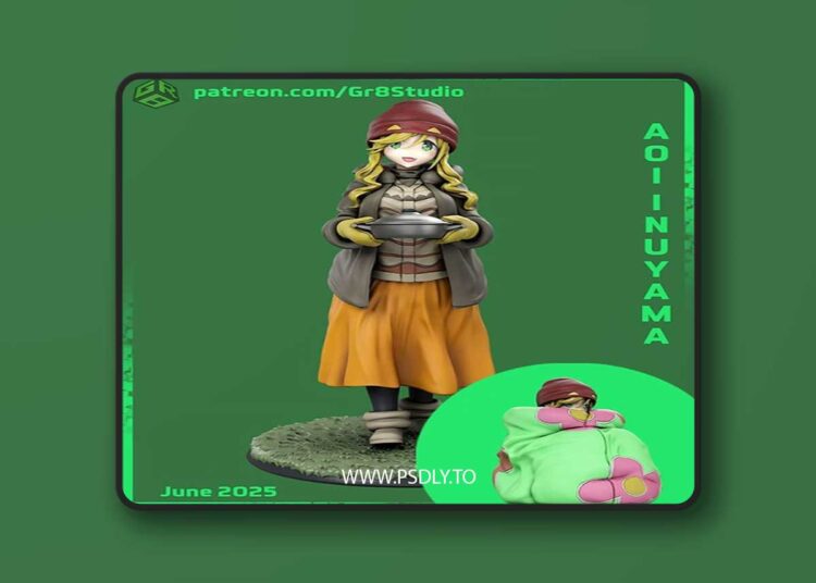 Gr8Tech – Laid-Back Camp – Aoi Inuyama – 3D Print