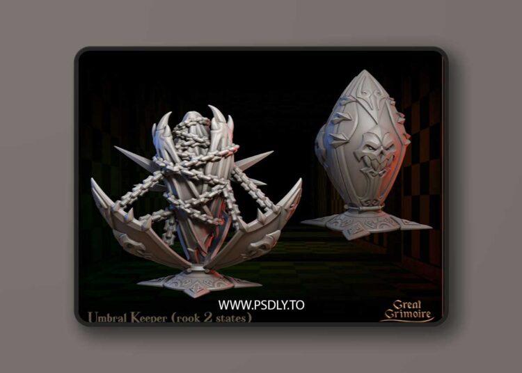 Great Grimoire – Umbral Keeper – 3D Print