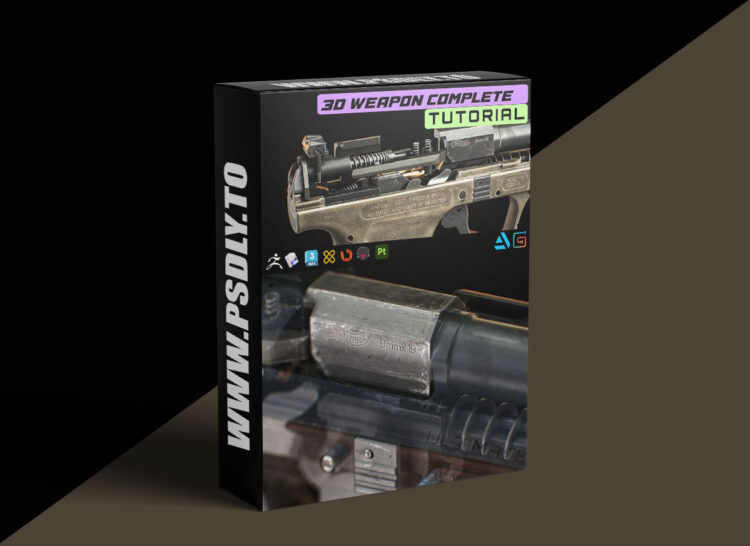 Gumroad – 3D Weapon Tutorial for Portfolio