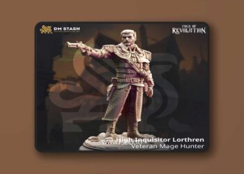 High Inquisitor Lorthren – Veteran Mage Hunter – 3D Print
