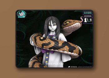 Kaidan – Young Orochimaru – 3D Print Model STL