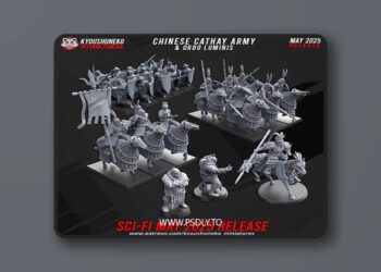 Kyoushuneko Miniatures May 2025 3D Print
