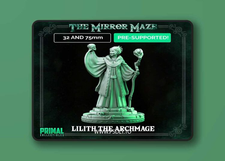Lilith the Archmage – 3D Print Model