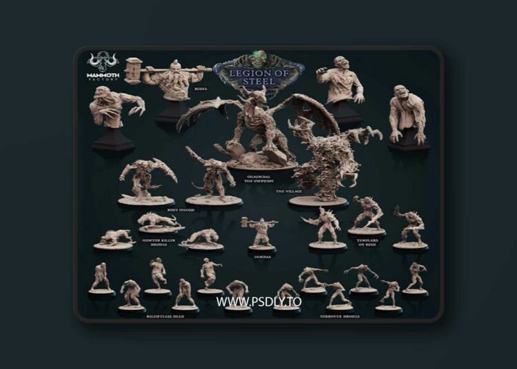 Mammoth Factory – Legion of Steel – 3D Print Model