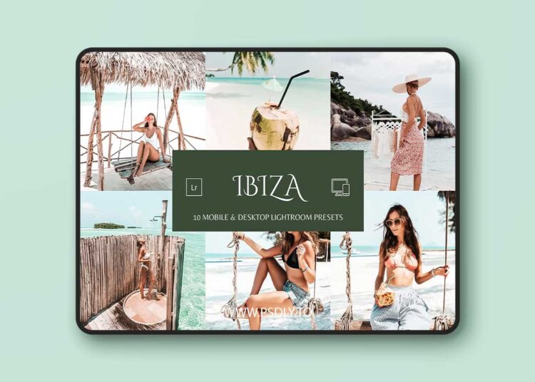 MePresets - Ibiza Summer Lightroom Presets