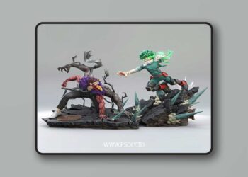 Midoriya vs Overhaul – 3D Print