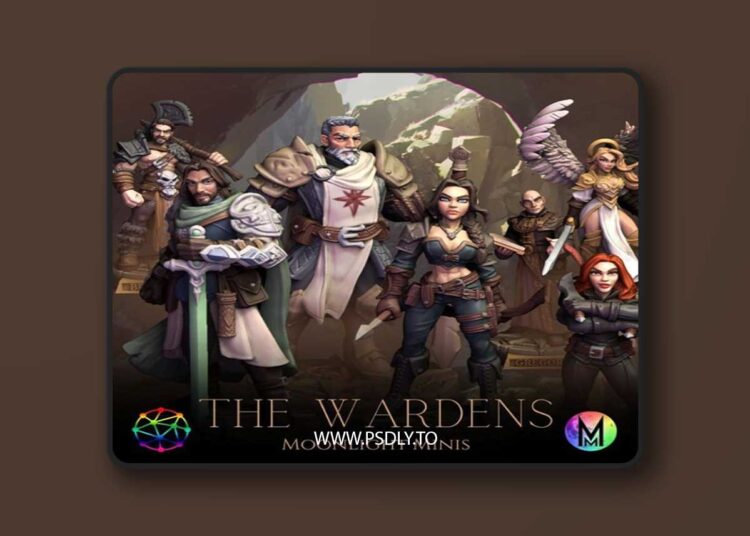 Moonlight Minis – Wardens – 3D Print Model STL