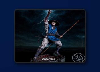 Nacho CG – Fan Art – Raiden from MK 3D Print