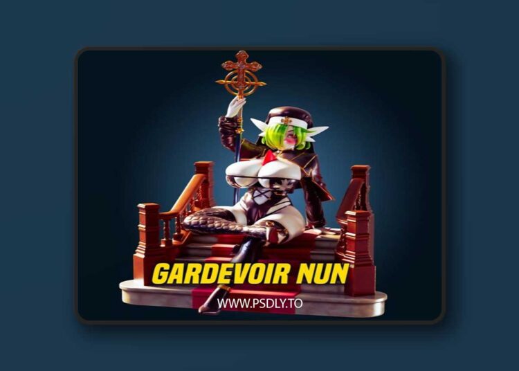 Officer Rhu – Pokemon – Gardevoir Nun – 3D Print Model STL