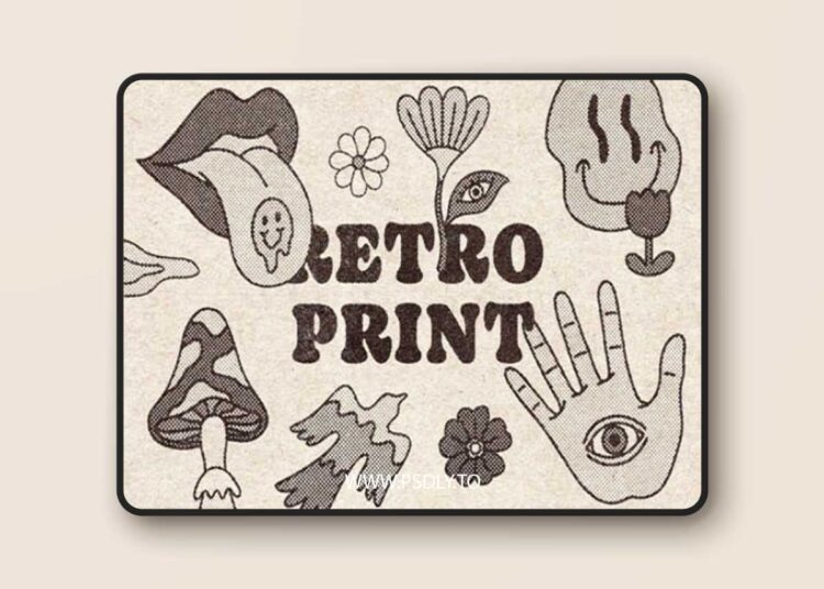 Retro Print Effects for Photoshop