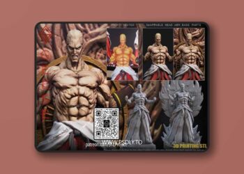 STL Project – Geese Howard 3D Print