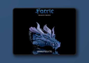 STLflix – Wall Mount – False Dragon Trophy – 3D Print Model STL