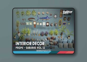 Suburbs VOL.12 - Interior Decor (Nanite and Low Poly) (5.4)