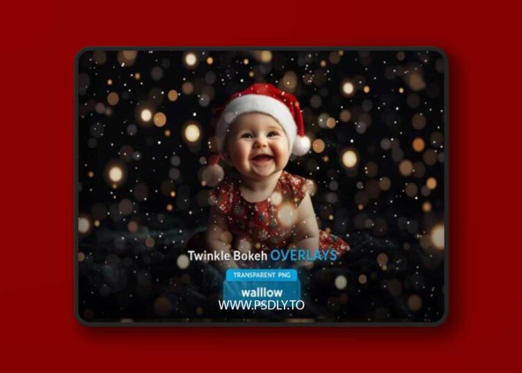 Twinkle Bokeh Photoshop PNG Overlays