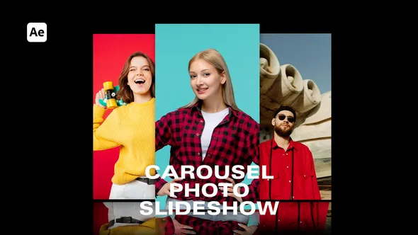 Videohive - Carousel Slideshow Opener for After Effects - 58970246