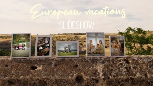 Videohive - European Travel Slideshow - 59109982