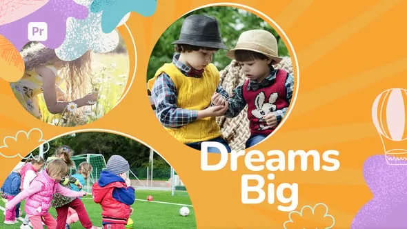 Videohive - Fun Kids Slideshow for Premiere Pro | MOGRT - 58950170