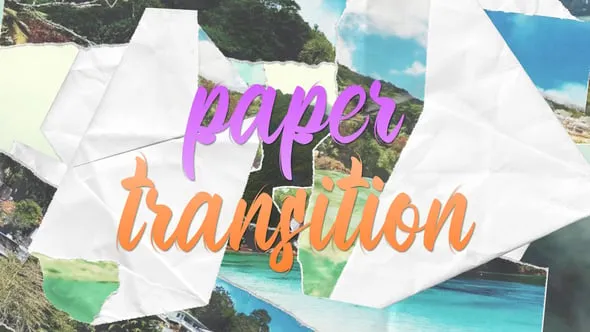 Videohive - Paper Transition - 58872467
