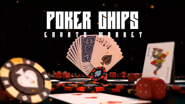 Videohive - Poker Chips Intro - 59114268