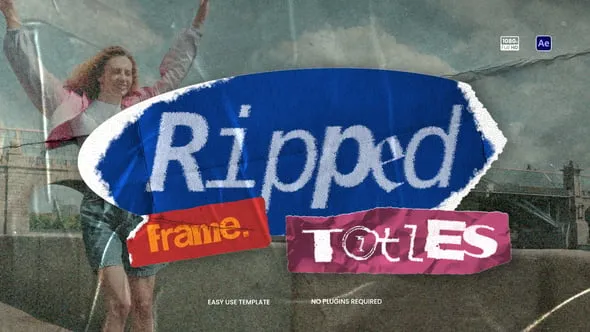 Videohive - Ripped Frame Titles - 59106352