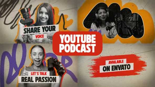 Videohive - Youtube Podcast Intro - 59005634