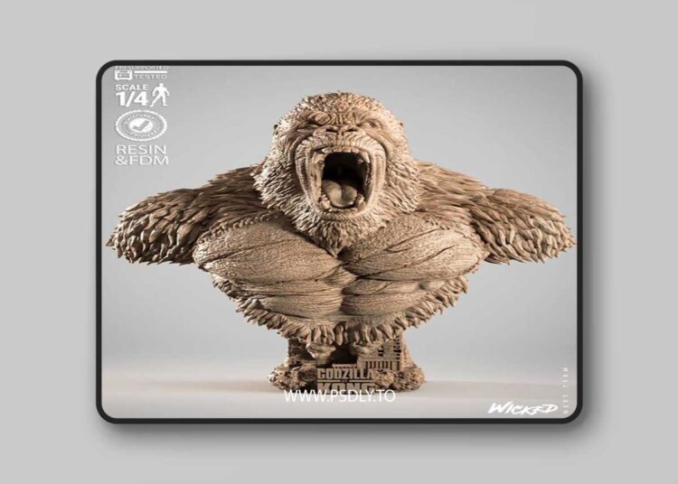 WICKED – Kong Portrait Bust – 3D Print Model STL