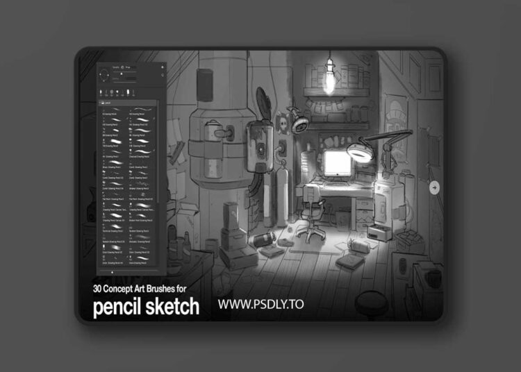 Artstation - 30 Brushes for Concept Art
