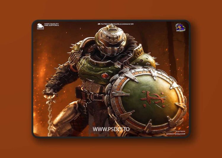 Bulkamancer Sculpts – Doom Slayer – 3D Print