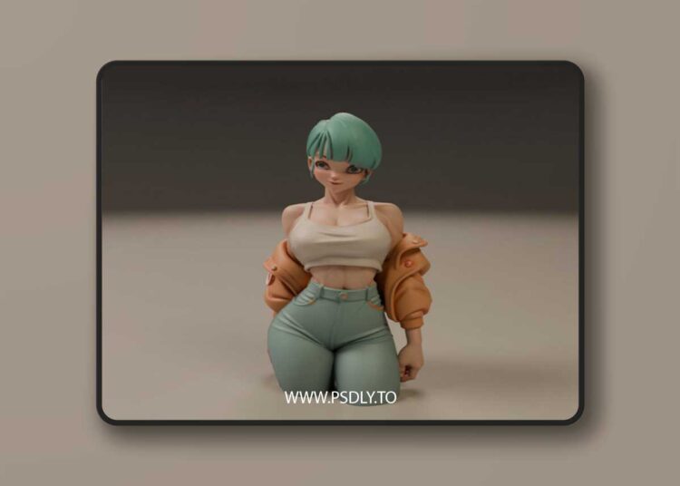 Bulma Pin-Up – 3D Print Model
