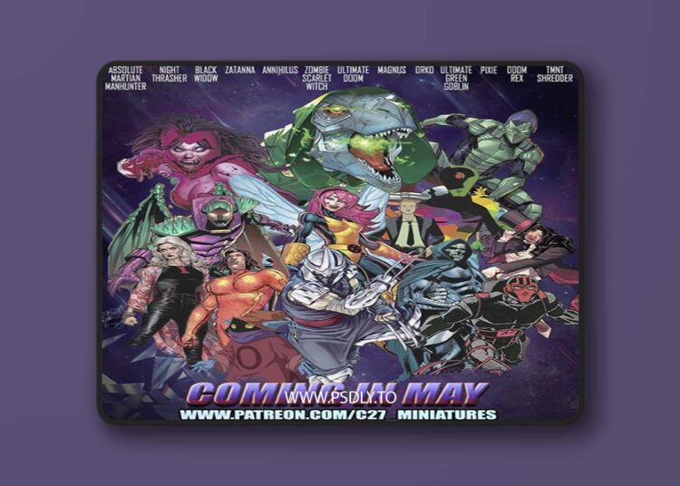 C27 Minis May 2025 – 3D Print