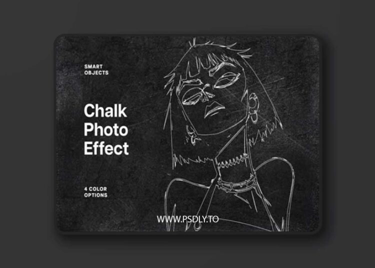 Chalk Art Photo Effect for Photoshop
