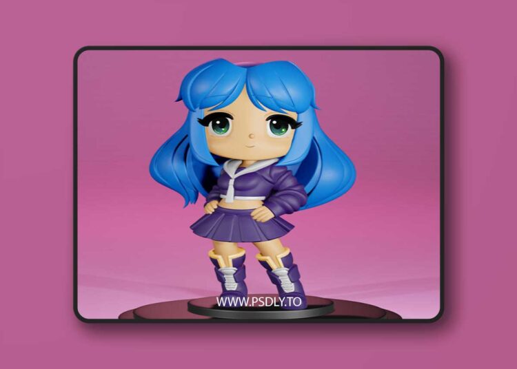 Chibi Girl – 3D Print Model