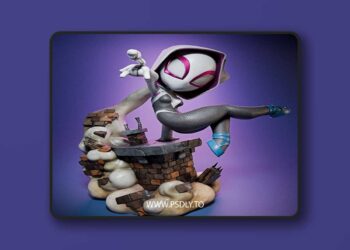 Chibistation – Gwen 3D Print 3D Model