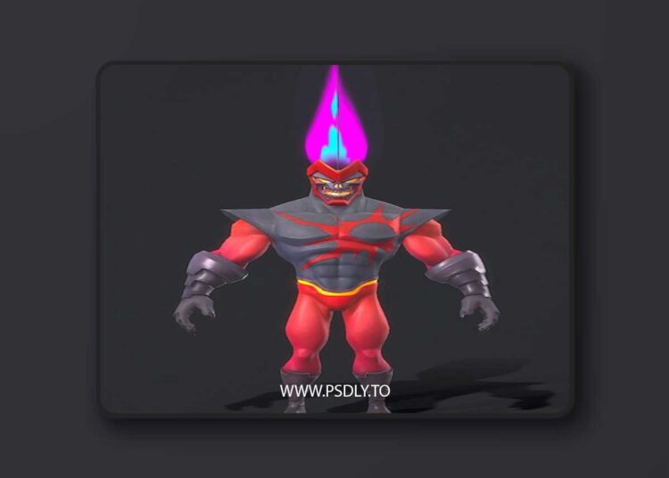Deathstorm Low-poly 3D Model