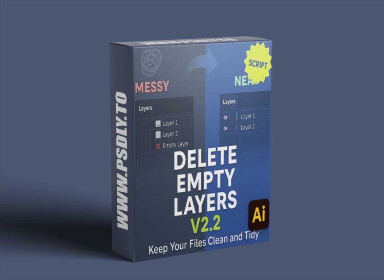 Delete Empty Layers Script v2.2 for Illustrator