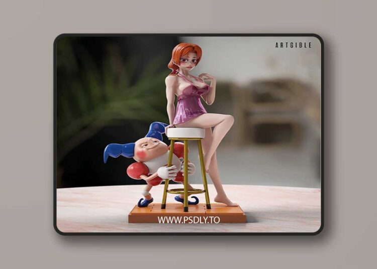 Delia (R) – Gible Art – 3D Print