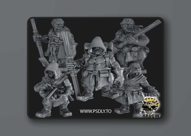 Duncan Shadow – Human Ranger bundle – 3D Print Model STL