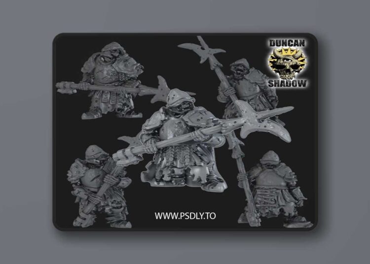 Duncan Shadow – Skeletons bundle – 3D Print Model STL