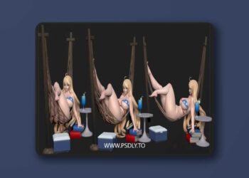 Dungeon Pin-ups July 2024 – 3D Print Model STL