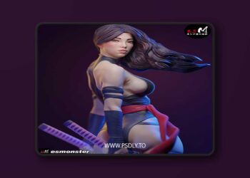 E.S Monster – Psylocke – 3D Print