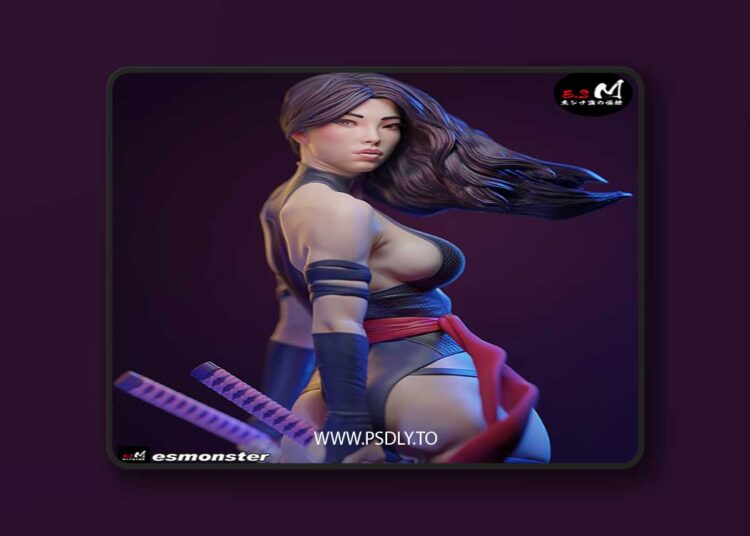 E.S Monster – Psylocke – 3D Print