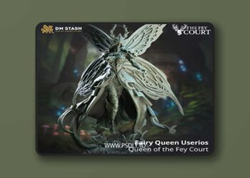 Fairy Queen Userios – Queen of the Fey Court – 3D Print