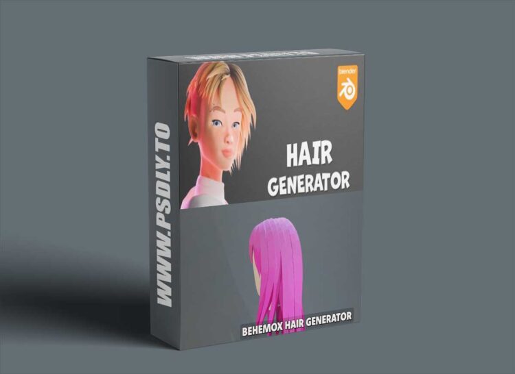 Gumroad - Behemox Hair Generator v2.0 for Blender