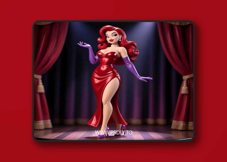 Jessica Rabbit – 3D Print Model STL