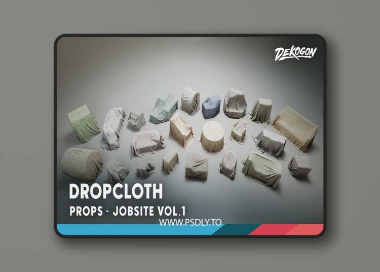 Jobsite VOL.1 - Dropcloth (Nanite & Low Poly) (5.1 – 5.6)
